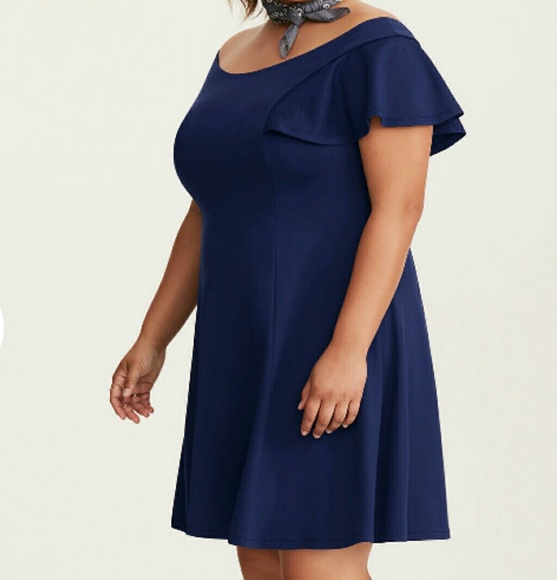 Torrid Dresses & Skirts - Torrid Cute Off the Shoulder Dress
